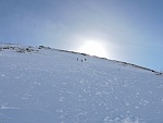......ma è sempre più ripido e insidioso e con le sole ciaspole un pò azzardato !!